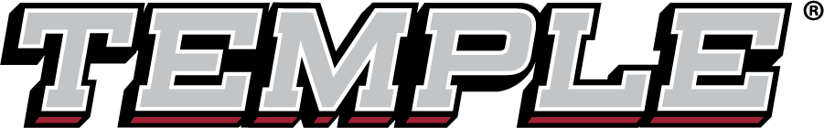 Temple Owls 2014-2020 Wordmark Logo v7 diy iron on heat transfer
